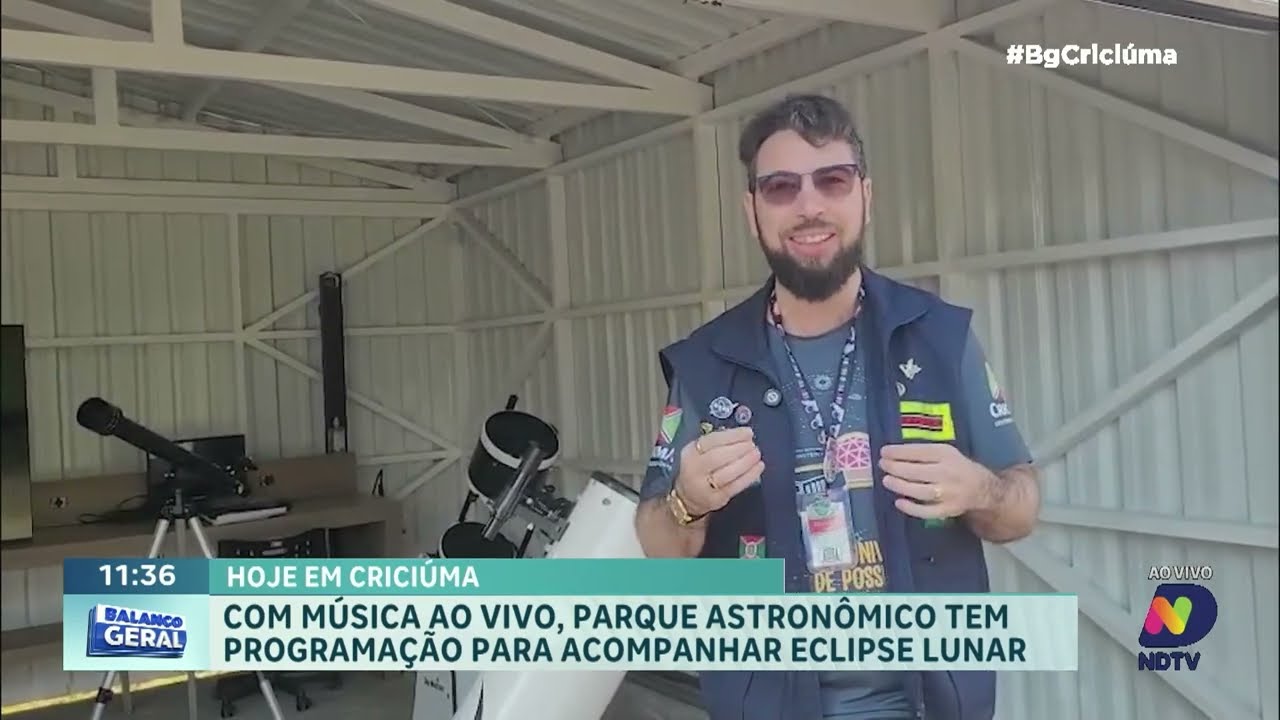Eclipse lunar terá programação especial no Parque Astronômico