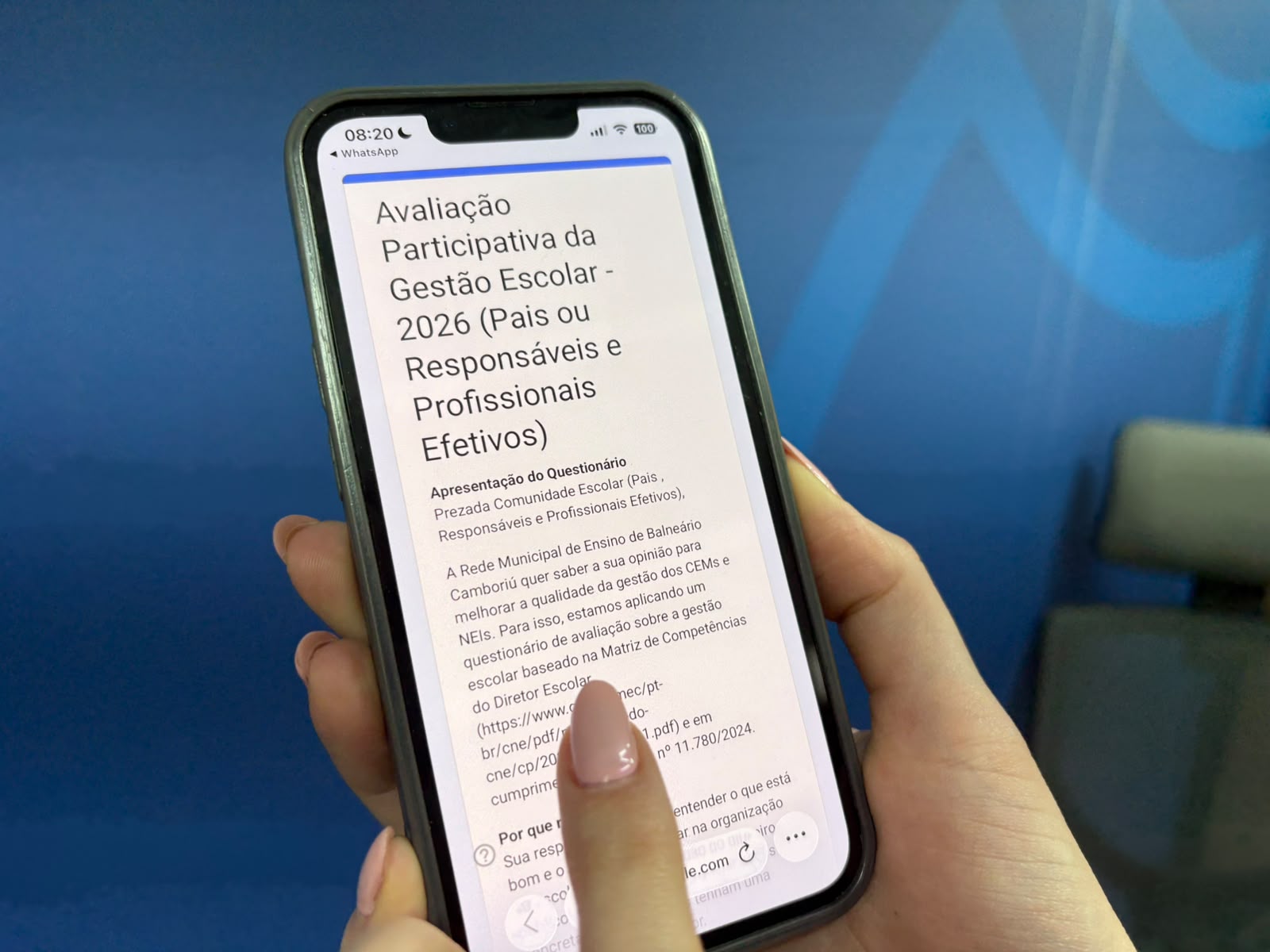 Avaliação de gestores da Rede Municipal de BC é prorrogada