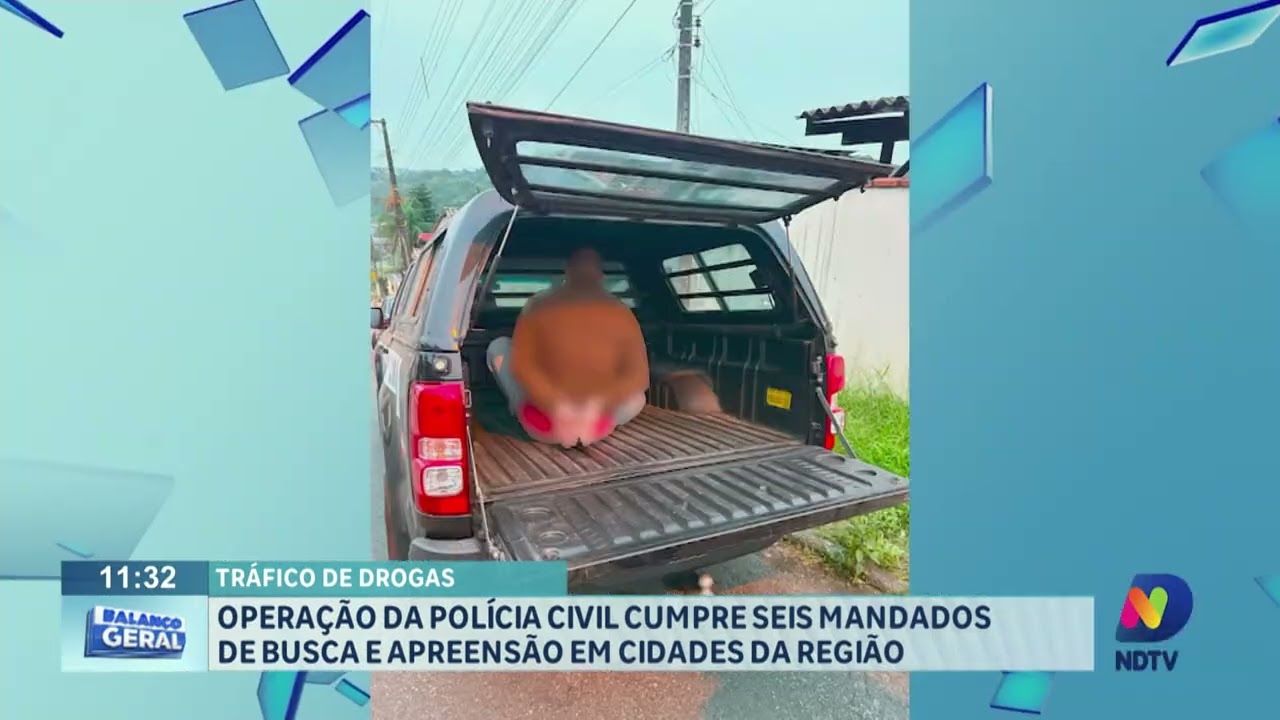 Operação da Polícia Civil cumpre seis mandados de busca e apreensão em cidades da região.