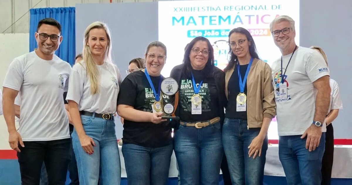 Rede municipal de Brusque conquista duas menções honrosas na Feira Regional de Matemática
