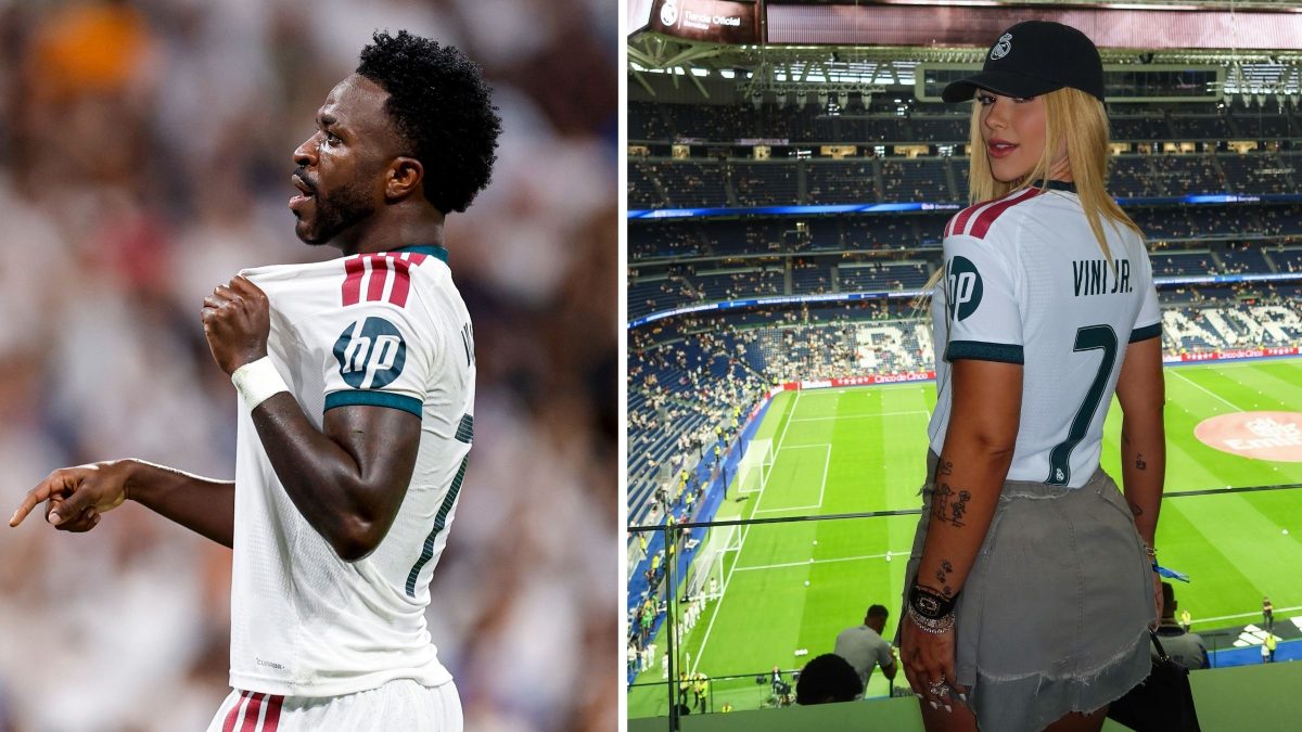 Alvo de críticas na Espanha, Virginia é ‘ignorada’ em meio à idolatria por Vini Jr. após goleada do Real Madrid