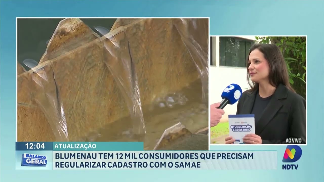 Blumenau tem 12 mil consumidores que precisam regularizar cadastro com o Samae