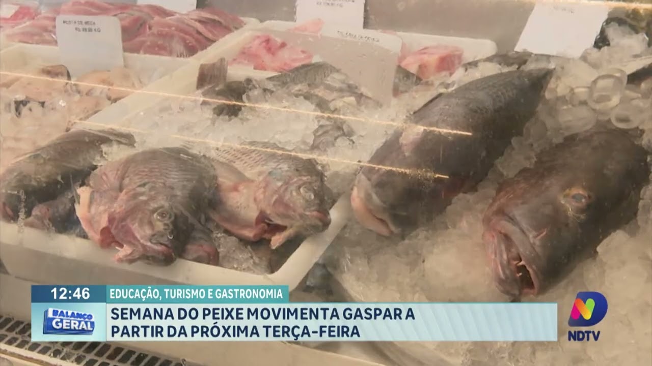 Semana do Peixe movimenta Gaspar a partir da próxima terça-feira