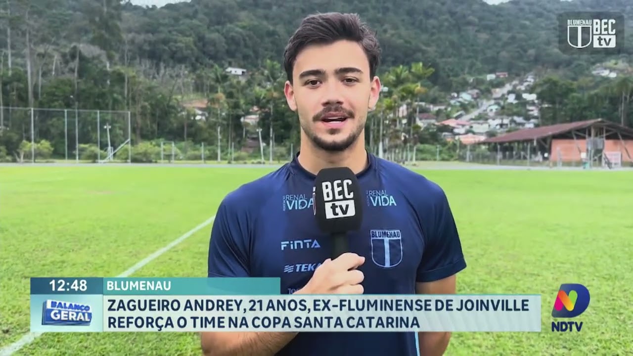 Blumenau: zagueiro Andrey reforça o time do BEC na Copa Santa Catarina