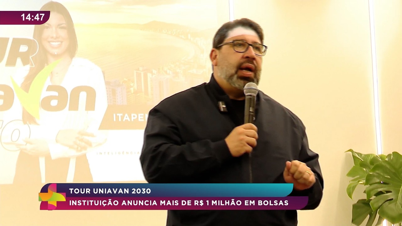 Tour Uniavan 2030 apresenta mais de R$ 1 milhão em bolsas de estudo