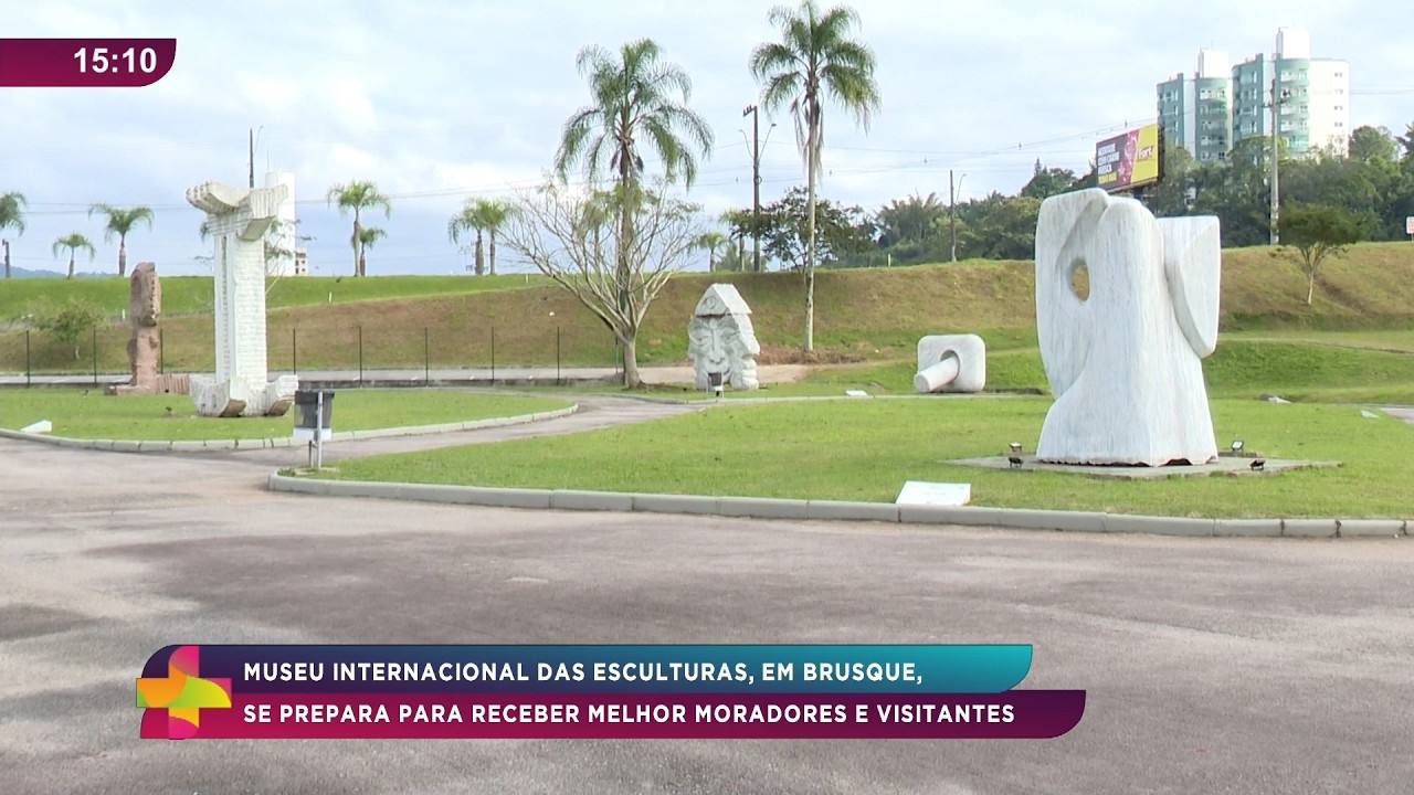 Brusque prepara Museu Internacional das Esculturas para visitantes