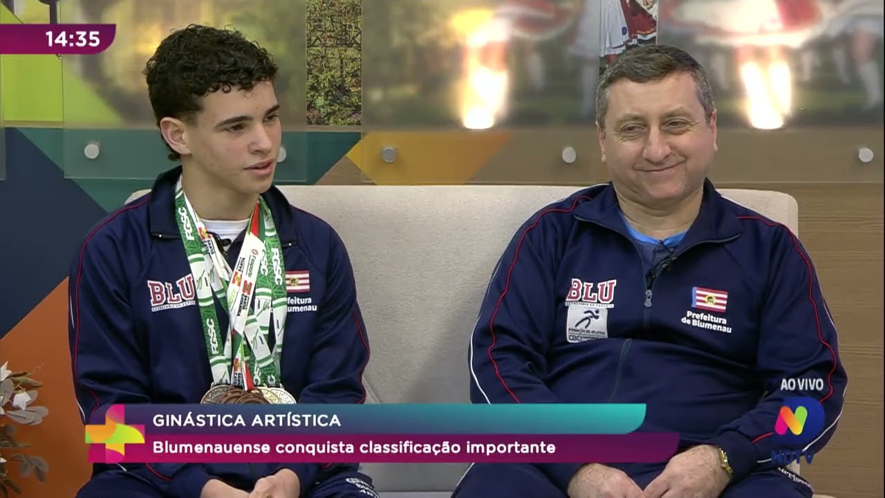 Ginástica Artística: Blumenauense conquista classificação importante