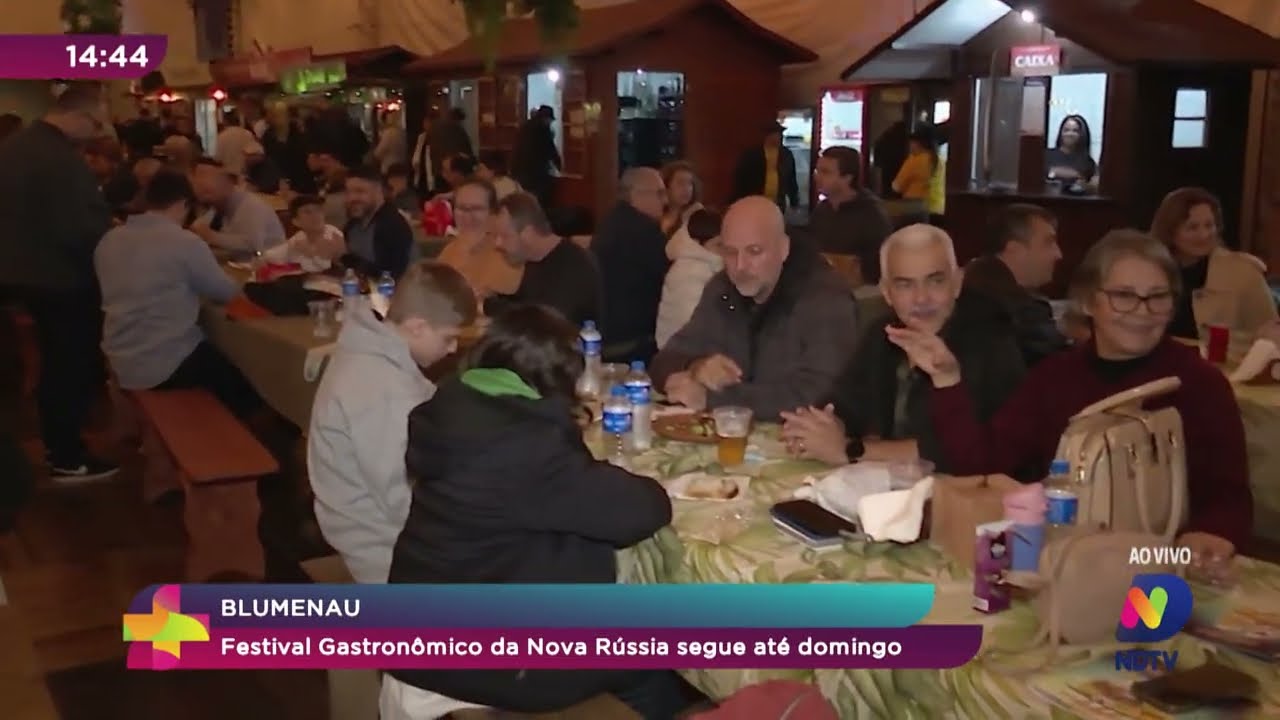 Festival Gastronômico da Nova Rússia segue até domingo