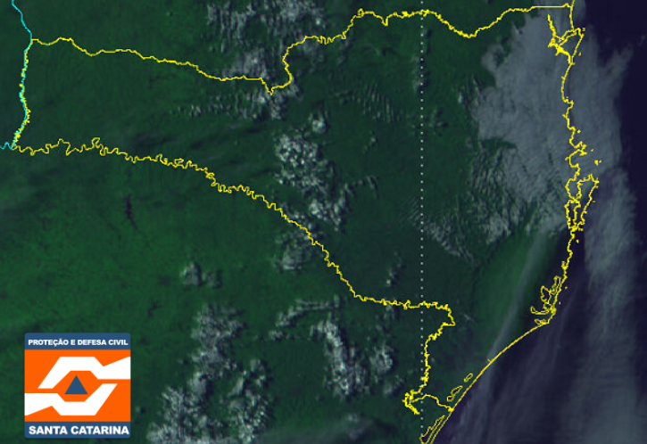 Monitoramento Meteorológico DC/SC 27/08 17:00 - Secretaria de Estado da Proteção e Defesa Civil de Santa Catarina