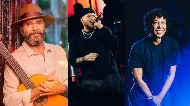 Almir Sater, Ferrugem e Djavan agitam o finde na região