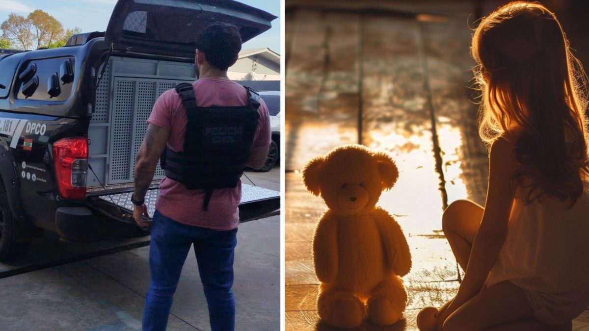 Pai é preso após ser condenado a 23 anos por violência sexual contra filha de 8 anos em SC