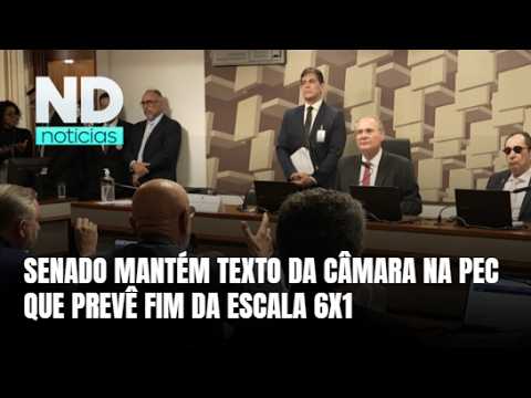PEC do fim da escala 6×1 mantém texto aprovado pela Câmara no Senado