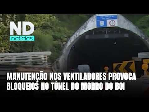 BR-101 terá bloqueios no Túnel do Morro do Boi para manutenção