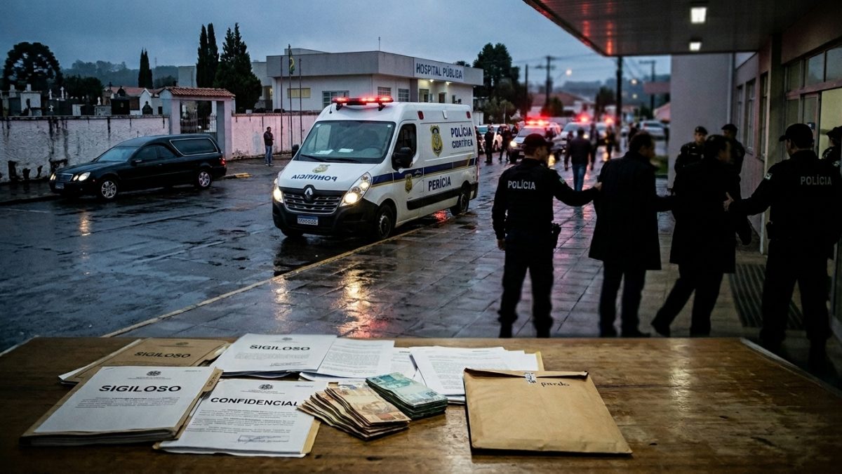 Agentes públicos são afastados por suspeita de receber propina para entregar informações sigilosas sobre mortos a funerária de SC
