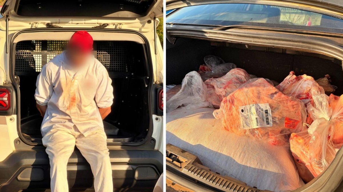 Funcionário é flagrado desviando 160 kg de alcatra de empresa e acaba preso em SC