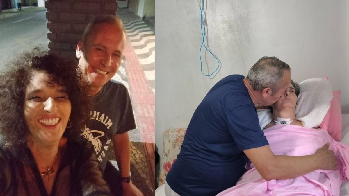 Doença rara de Lito Sousa faz marido mudar rotina e deixar emprego para cuidar da esposa em SC: ‘A gente era tão feliz’