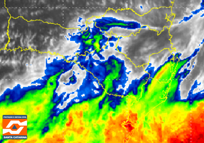 Monitoramento Meteorológico DC/SC 28/08 12:00 - Secretaria de Estado da Proteção e Defesa Civil de Santa Catarina