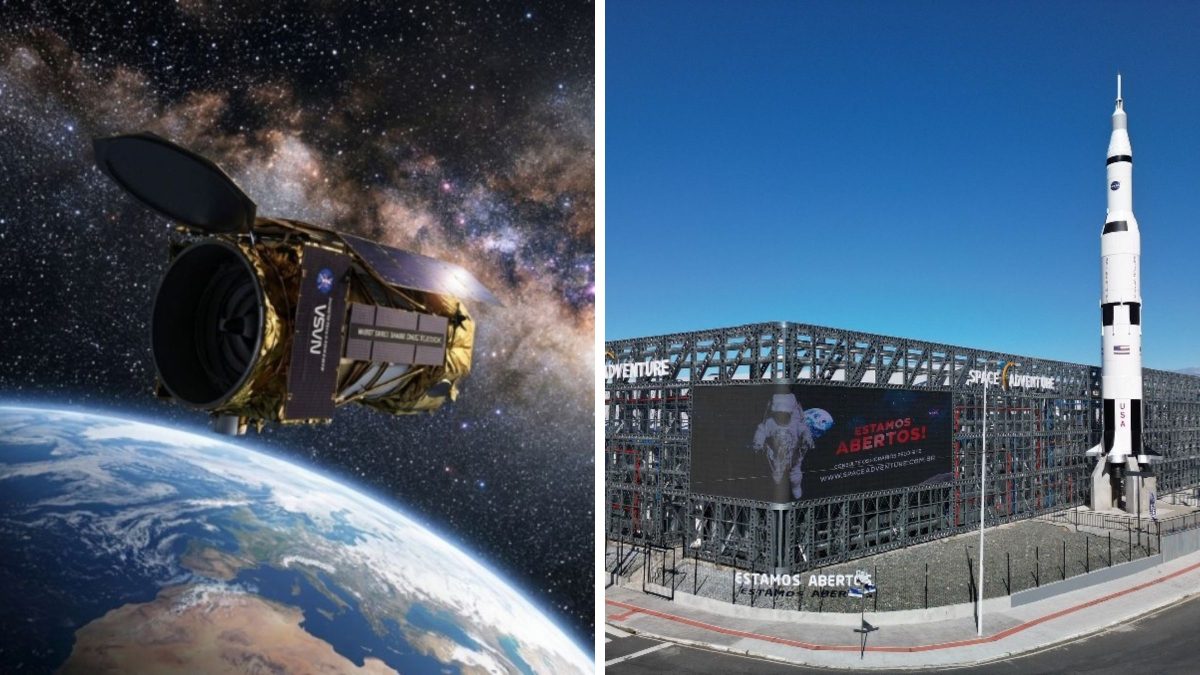 Lançamento de telescópio que busca respostas sobre o universo será transmitido ao vivo em telão no parque da NASA em Balneário Camboriú