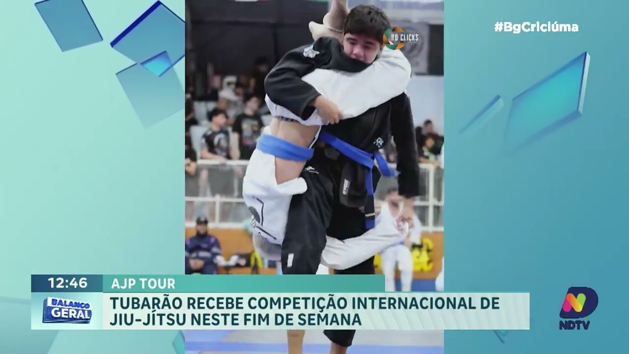 Tubarão recebe competição internacional de jiu-jítsu neste fim de semana