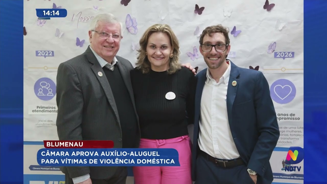 Blumenau: Câmara aprova auxílio-aluguel para vítimas de violência doméstica