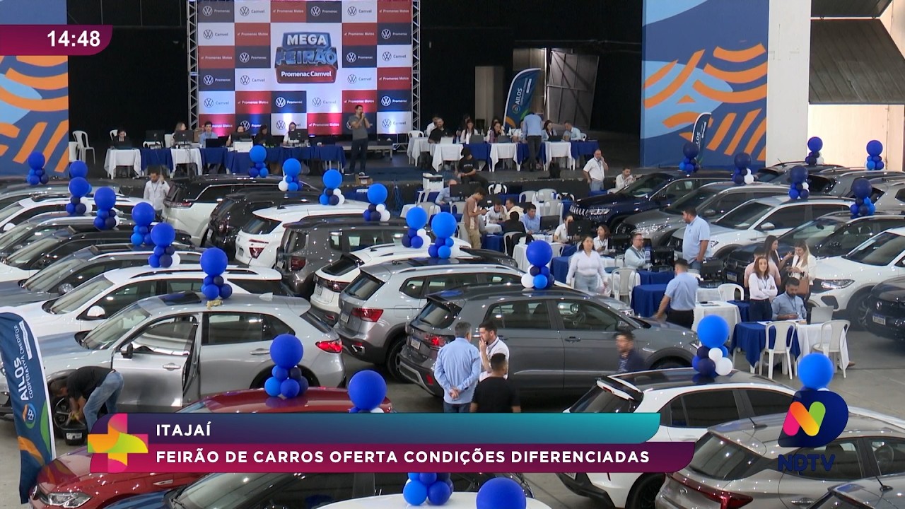 Feirão de carros em Itajaí oferece condições diferenciadas aos clientes