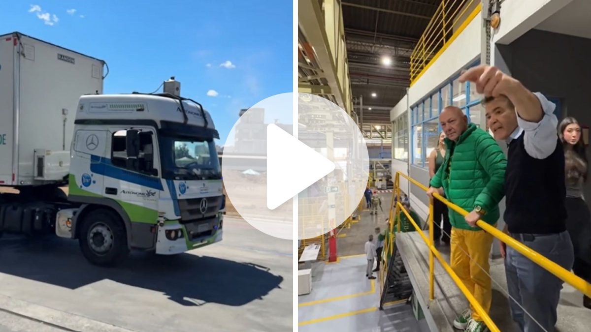 Luciano Hang visita Ypê após polêmica com Anvisa e mostra caminhão que roda sem motorista: ‘fábrica fantástica’