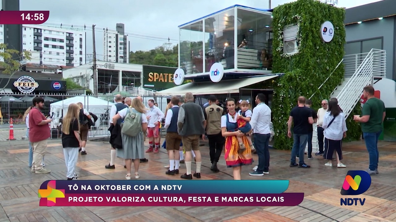 Tô na Oktober com a NDTV valoriza cultura e marcas locais