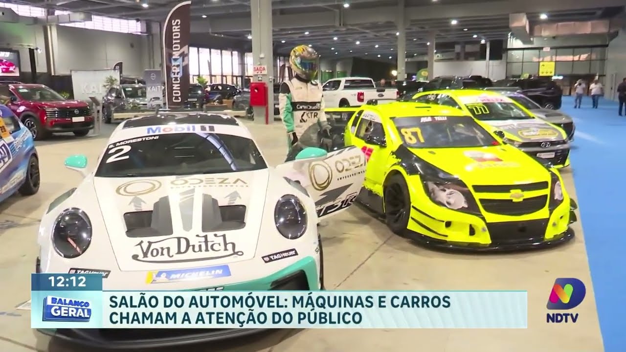 Carros e mais de 100 máquinas pesadas ganham destaque em feira de Chapecó