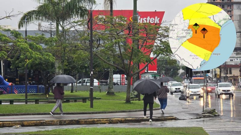 Itajaí e região entram em alerta com previsão de até 200 mm de chuva