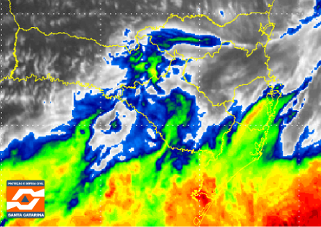 Monitoramento Meteorológico DC/SC 28/08 12:00 - Secretaria de Estado da Proteção e Defesa Civil de Santa Catarina
