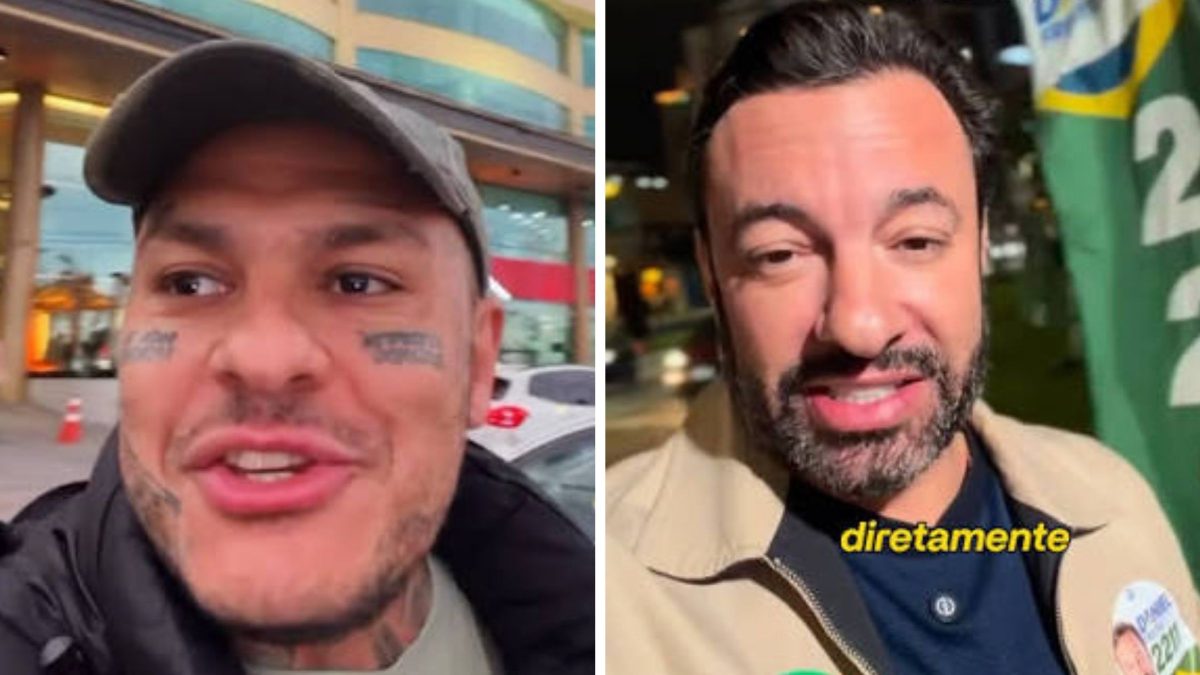 Influenciador critica quantidade de bandeiras de políticos nas ruas e é rebatido por candidato em SC; mas afinal, qual a regra para os wind banners