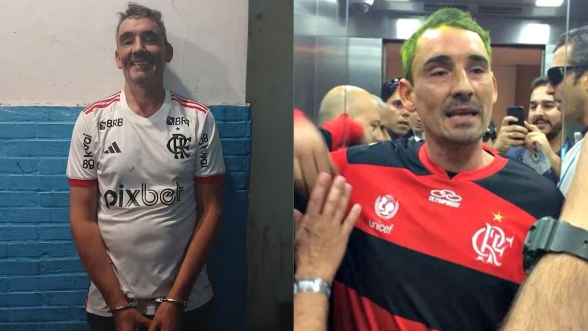 Acusado de narcotráfico, ex-líder de torcida organizada é preso pela 2ª vez usando a camisa do Flamengo após 12 anos na Argentina