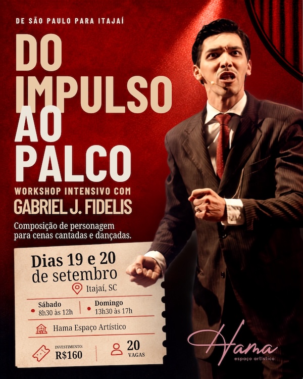 Workshop de Teatro Musical abre inscrições em Itajaí