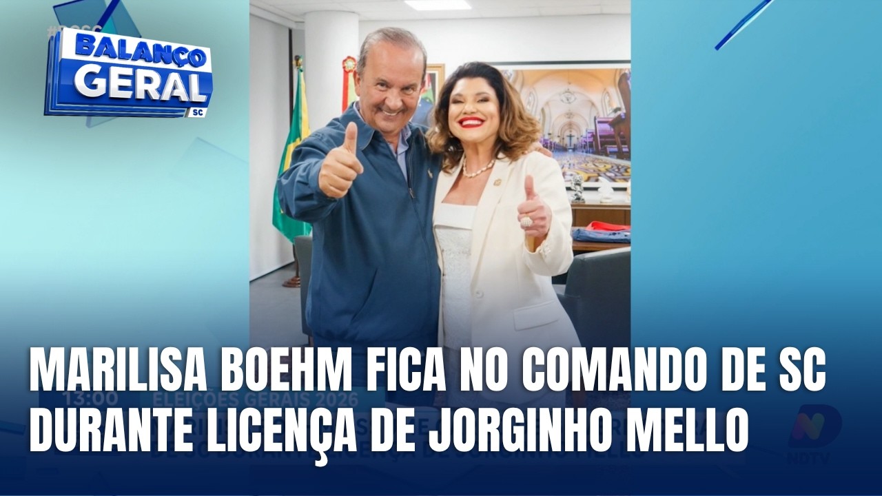 Marilisa Boehm assume governo de SC durante licença de Jorginho Mello