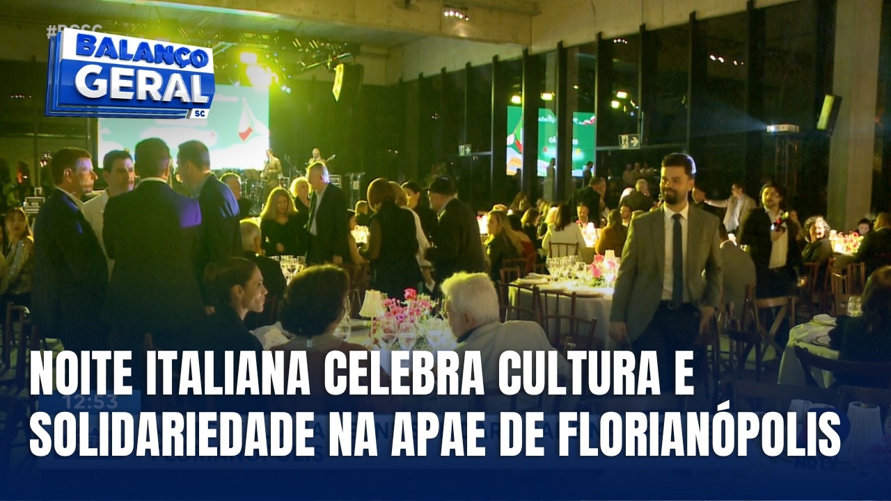 Noite Italiana reúne solidariedade e cultura na APAE de Florianópolis