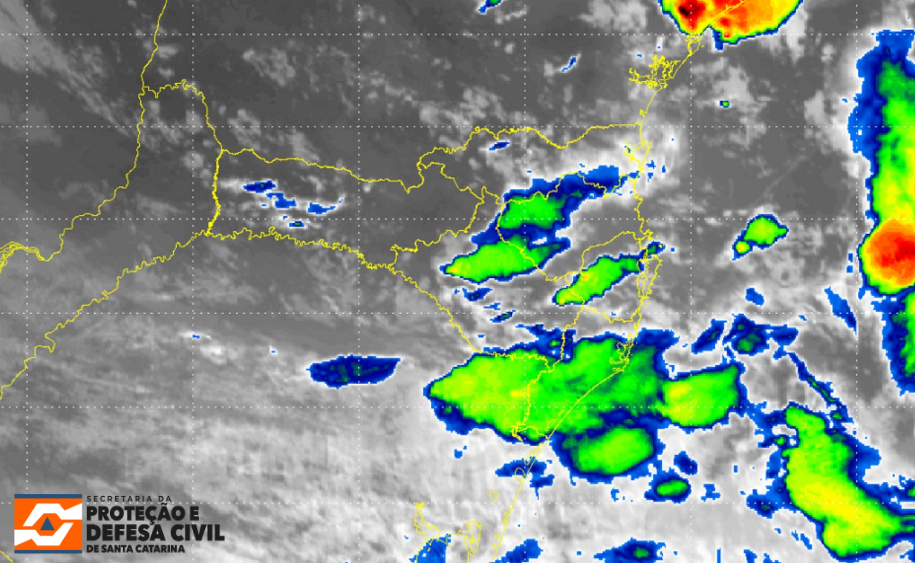 Monitoramento Meteorológico DC/SC 29/08 18:45 - Secretaria de Estado da Proteção e Defesa Civil de Santa Catarina