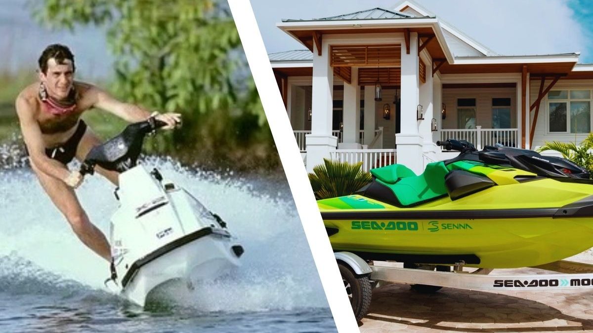 Jet ski que homenageia Ayrton Senna custa R$ 230 mil e terá menos de duas mil unidades