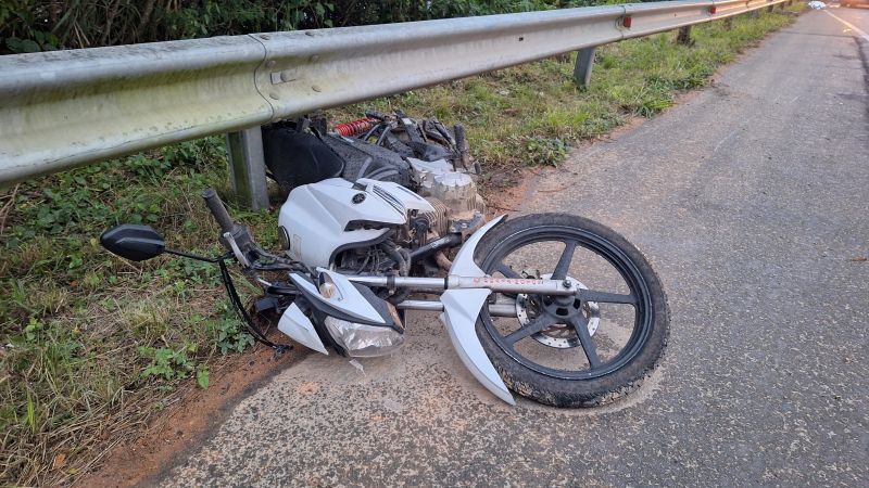 Motociclista de 46 anos morre em acidente em Ilhota