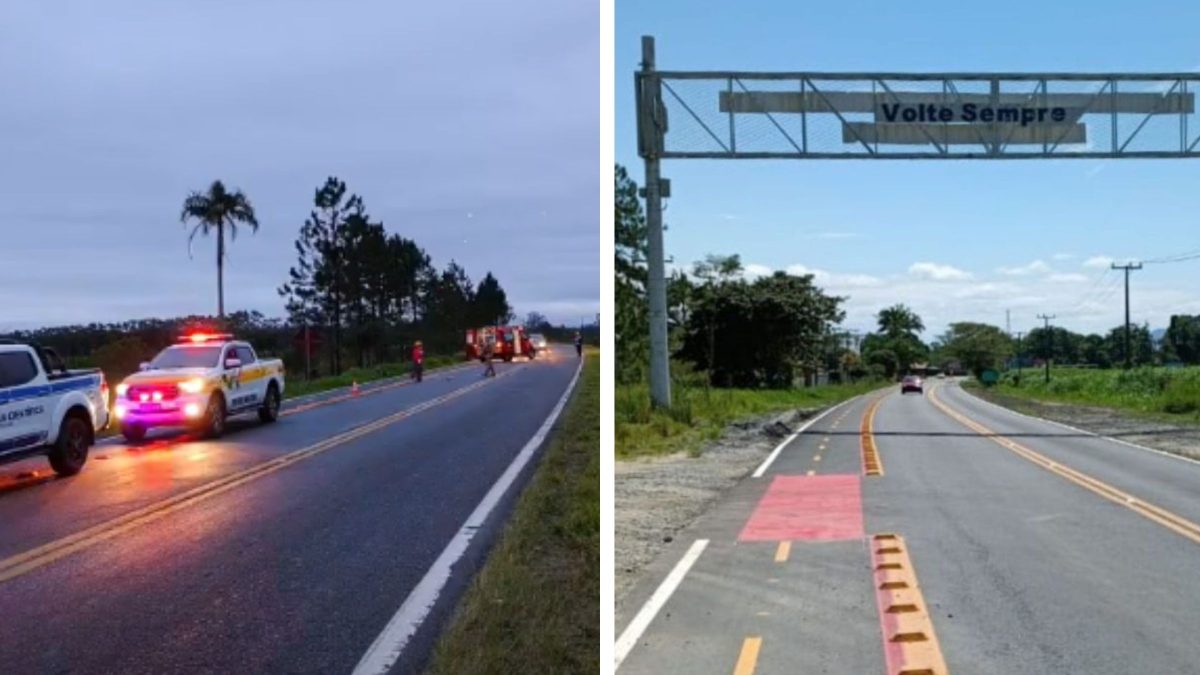 Motorista acredita ter atropelado animal, para o carro e descobre pedestre morto em SC