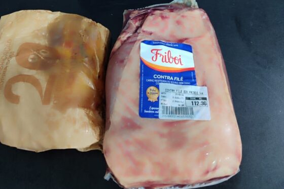 Churrasco cancelado: Homem furta contra-filé e salgado e acaba preso no sábado