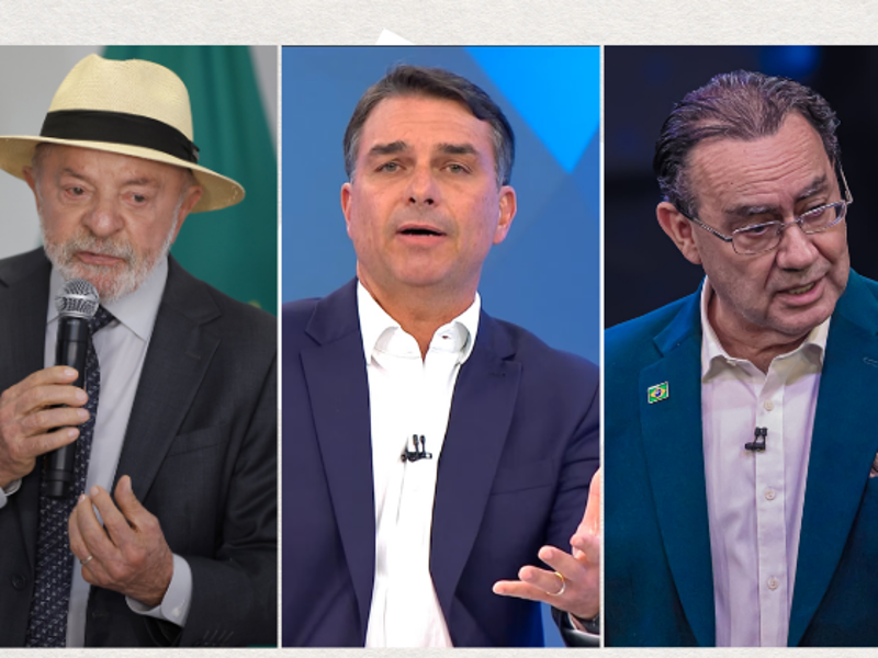 BTG/Nexus: Lula tem 39%, Flávio 33% e Cury salta para 11%