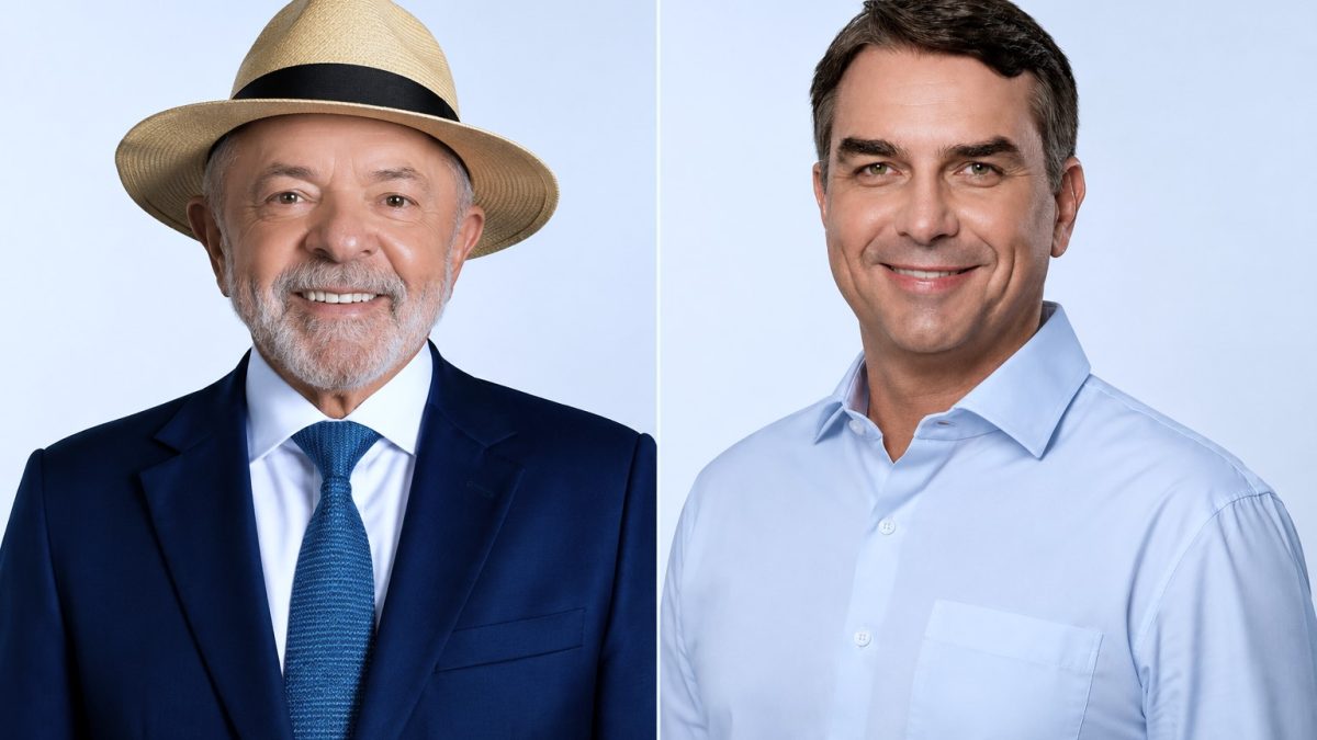 Lula tem 46% contra 45% de Flávio Bolsonaro qem eventual 2º turno, aponta BTG/Nexus