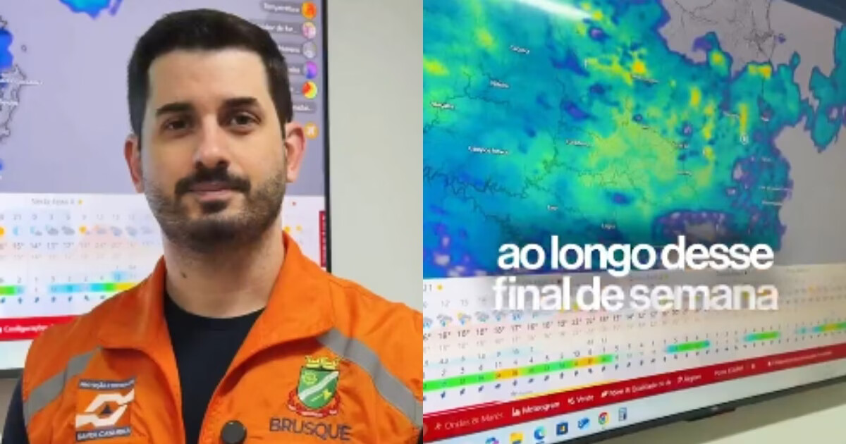 VÍDEO - Prefeito atualiza ocorrências da Defesa Civil, volumes de chuva e nível do rio Itajaí-Mirim em Brusque