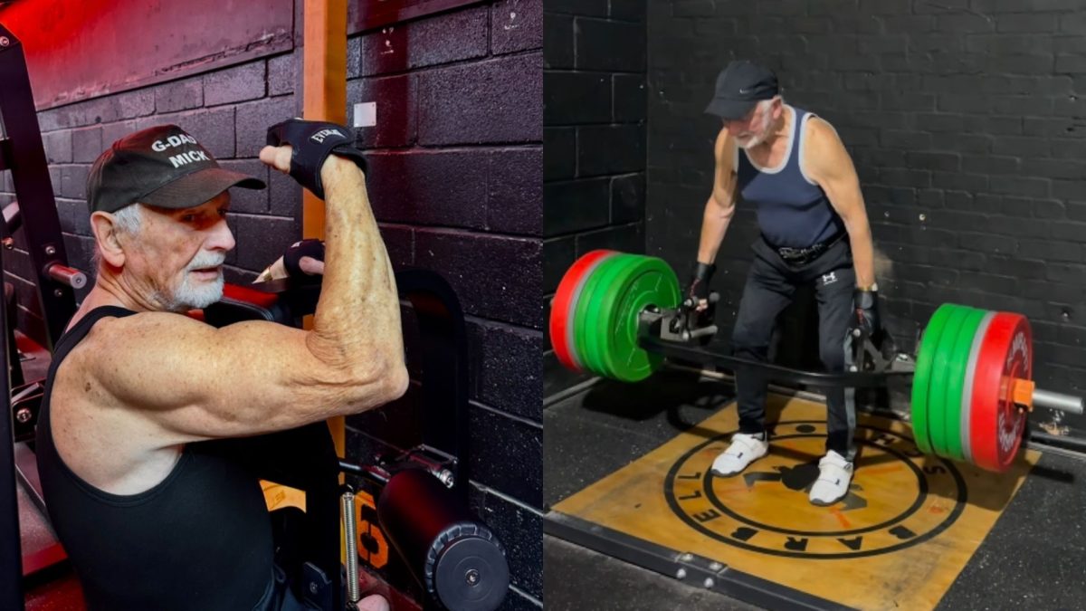 Avô de 88 anos começou a treinar com garrafas de água e chegou aos 100 kg no levantamento terra, até receber uma mensagem inesperada de Arnold Schwarzenegger