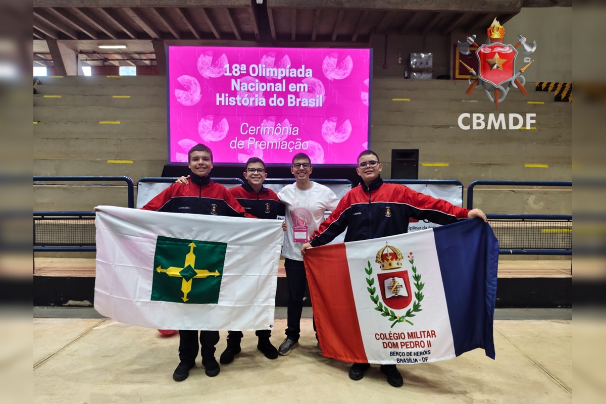 Alunos do DF conquistam medalha de ouro em olimpíada nacional de história