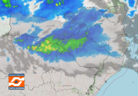 Monitoramento Meteorológico DC/SC 31/08 11:00 - Secretaria de Estado da Proteção e Defesa Civil de Santa Catarina