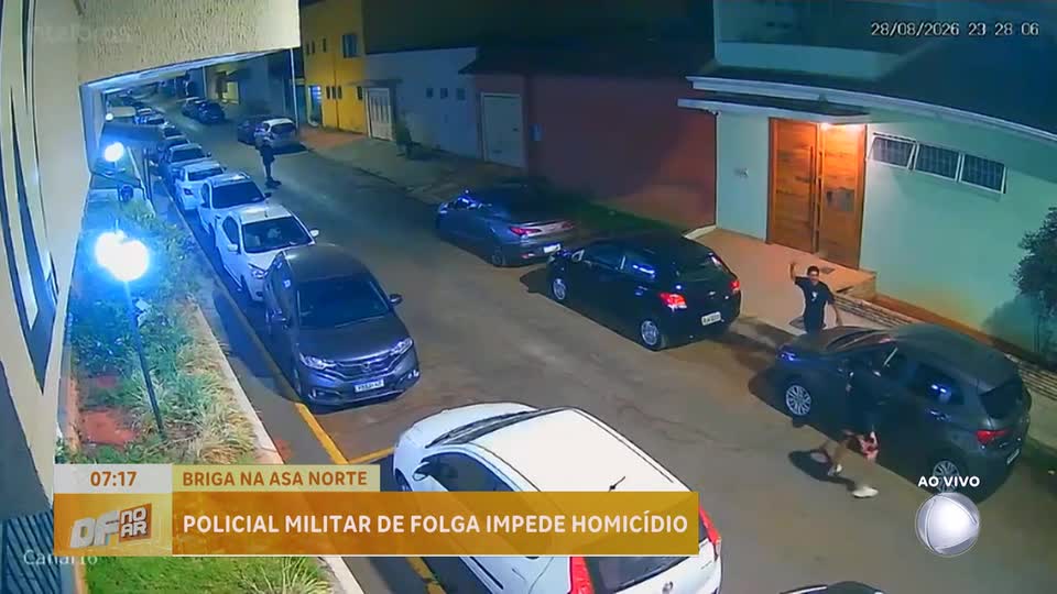 Policial militar de folga impede homicídio na Asa Norte (DF)