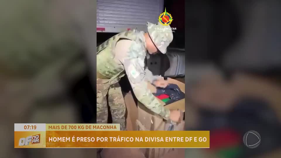 Polícia Militar do DF apreende 736 tabletes de maconha na divisa com Goiás