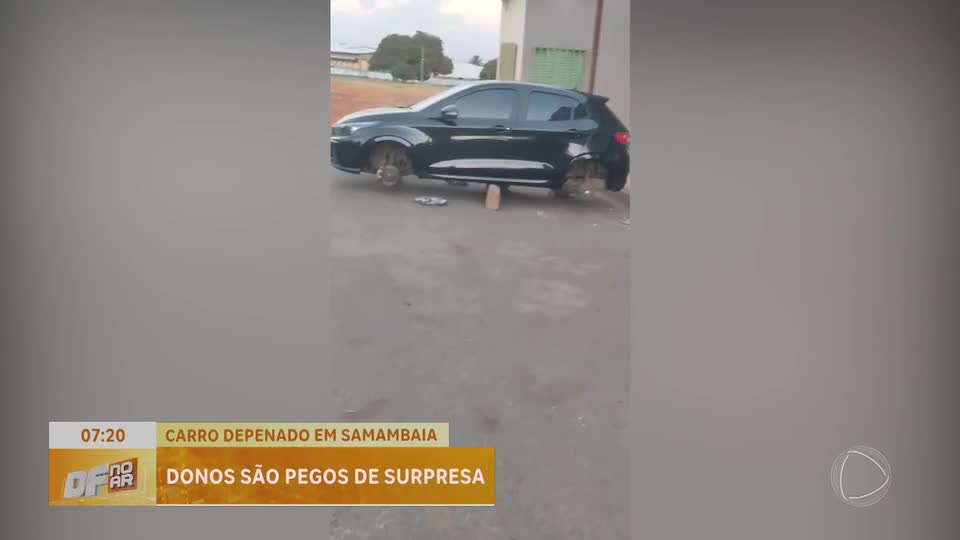 Furtos de rodas em Samambaia (DF) preocupam moradores e motoristas
