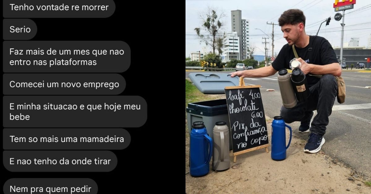 'Mulheres são a maioria': jovem que recomeçou vendendo café no semáforo após perder tudo em apostas foi procurado por mais de 700 pessoas com ludopatia em SC